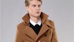 Men's light overcoat