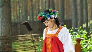 Russian folk sundress