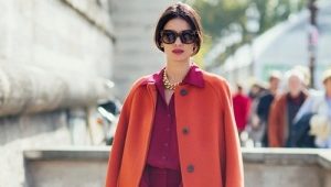 What can I wear an orange coat with?