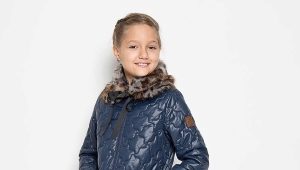 Quilted coat for girls