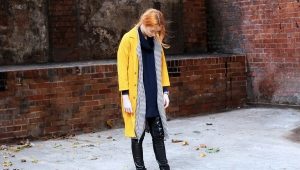 Yellow coat: models and what to wear?