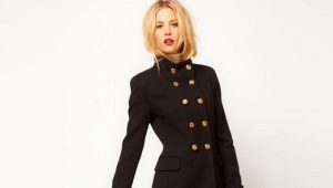 Women's Classic Black Coat