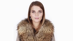 Winter coat with fur collar