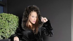 Long mink coat