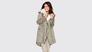 Longa parka feminina