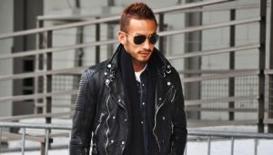 Men's leather jacket