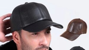 Gorras de béisbol de cuero de los hombres