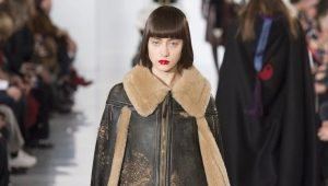 Fashionable sheepskin coat autumn-winter 2019-2020