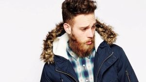 Men's long parka