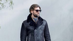 Men's sheepskin coat