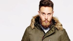 Men's parka with fur