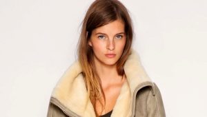 Lightweight female sheepskin coats