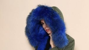 Blue Fur Parka