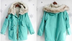 Turquoise Parka Wanita