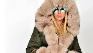 Women's parka with fur 2019