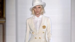 Women's white suit