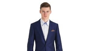 What can I wear with a blue men's suit?