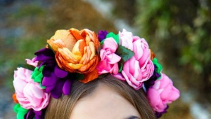 Diadema con flores - resalta tu belleza natural!