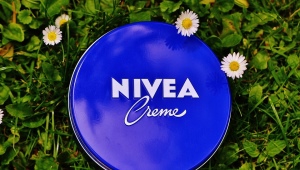 Nivea cream in blue can