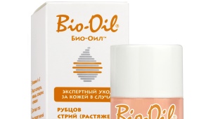 Oil from stretch marks Bio Oil