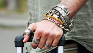 Silver men's bracelet