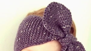 Knitted headband for girls