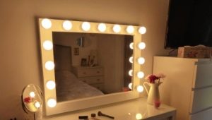 Make-up mirror: types and characteristics of some models