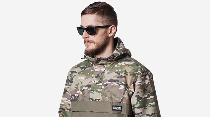 Camouflage anoraks