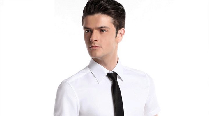 Short sleeve shirt and tie