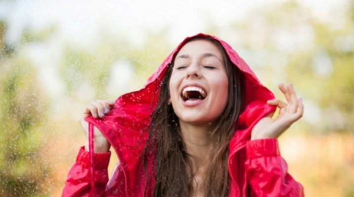 A rain jacket will help you not to get wet!