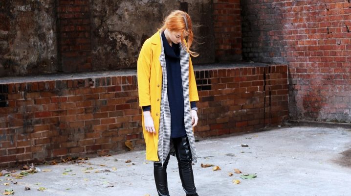 Yellow coat: models and what to wear?