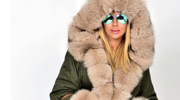 Women's parka with fur 2019