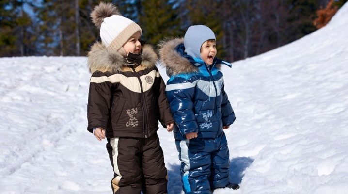 Winter suit for a boy