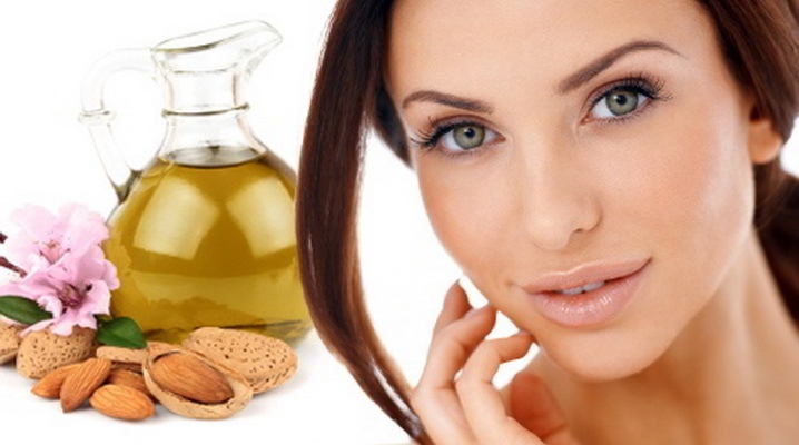 Almond oil from wrinkles around the eyes