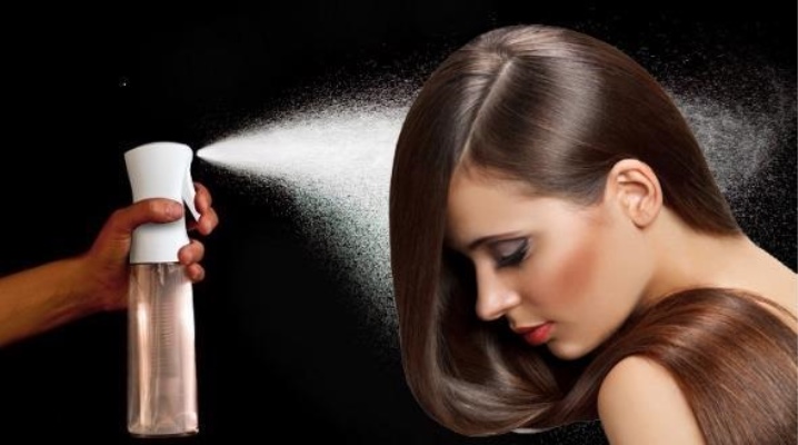 Spray antistatic hair