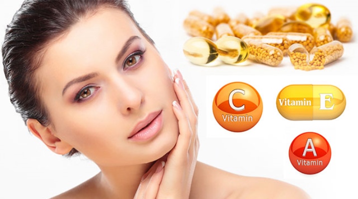 Máscara facial com vitaminas