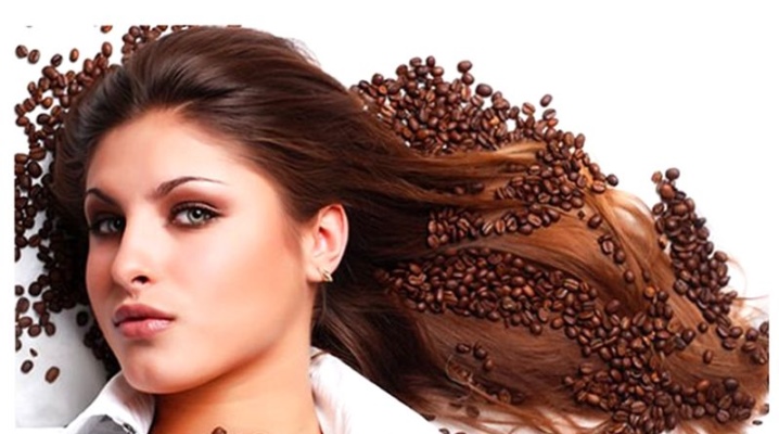 Hair mask with coffee