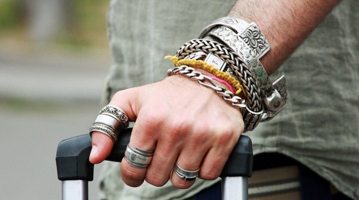 Pulsera de plata para hombre