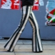 Striped trousers