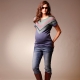 Jeans for pregnant women with their own hands