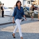 What to wear with white jeans