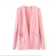 Cardigan rosa: imagens da moda