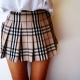 Plaid skirt