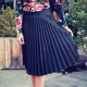 What can I wear with a pleated skirt?