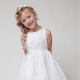 Openwork dress for girls