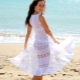 White beach dress