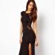 Vestido de noche negro - para damas reales!