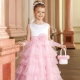 Elegant dress from tulle for girls