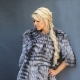 Silver fox coat