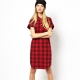 What can I wear with a checkered shirt dress?